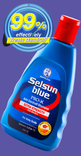 Selsun Blue PRO X Extra Strength Anti Dandruff Shampoo with Menthol for Itchy Scalp 200 ml